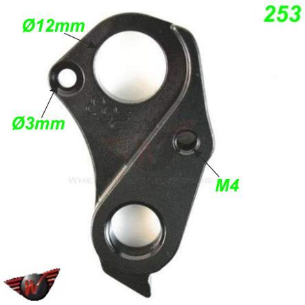 Ausfallende Schaltauge CNC Wheels 253 Giant