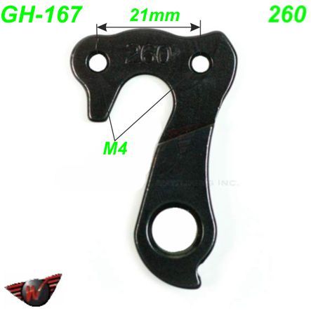 Ausfallende Schaltauge GH-167 CNC Wheels Ghost Lapierre