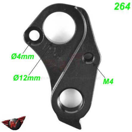 Ausfallende Schaltauge CNC Wheels 264 Giant