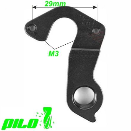 Ausfallende Schaltauge CNC Pilo D392 Cannondale