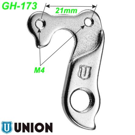 Ausfallende Schaltauge Union GH-173 Ghost Haibike Hercules Winora