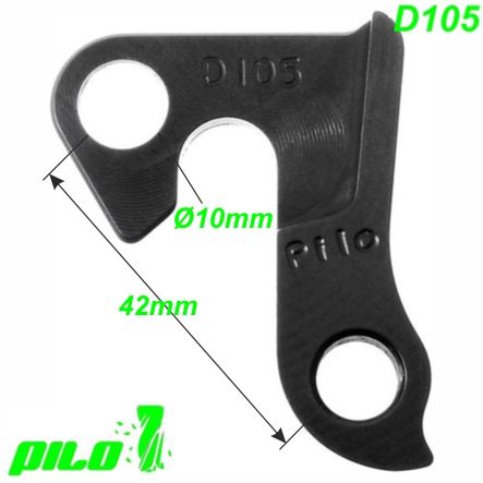 Ausfallende Schaltauge CNC Pilo D105 Focus