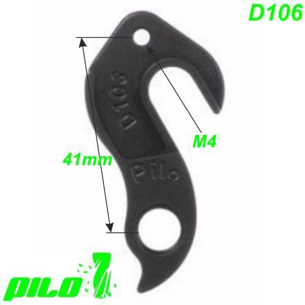 Ausfallende Schaltauge CNC Pilo D106 44.112 Merida