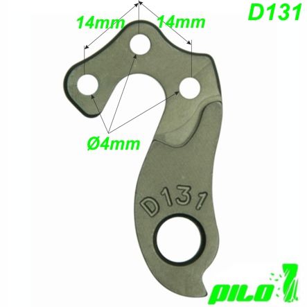 Ausfallende Schaltauge CNC Pilo D131  Colnago FRW Kona