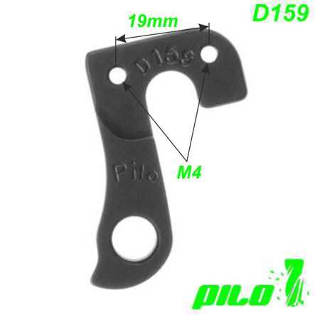 Ausfallende Schaltauge CNC Pilo D159 Columbia