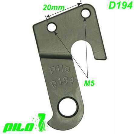 Ausfallende Schaltauge CNC Pilo D194 Trek