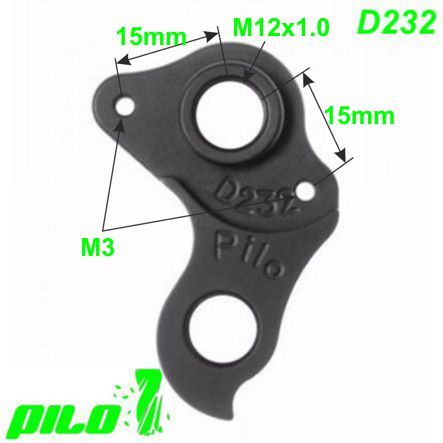 Ausfallende Schaltauge CNC Pilo D232 Merida