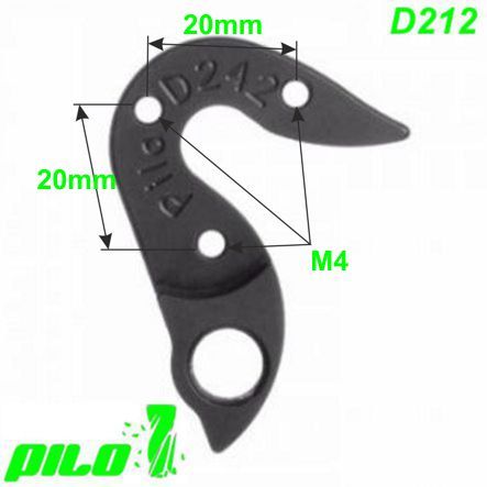 Ausfallende Schaltauge CNC Pilo D212 Merida