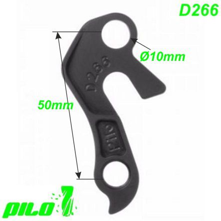 Ausfallende Schaltauge CNC Pilo D266 Diamondback Focus