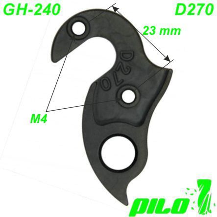 Ausfallende Schaltauge GH-240 CNC Pilo D270 Centurion Cinelli Colnago Ridley