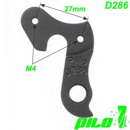 Ausfallende Schaltauge CNC Pilo D286 Carrera Haro Kellys