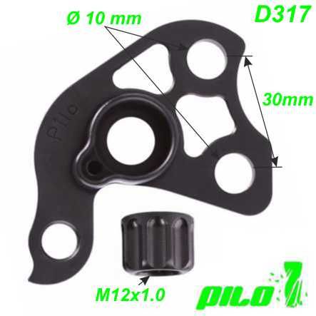 Ausfallende Schaltauge CNC Pilo D317 Intense