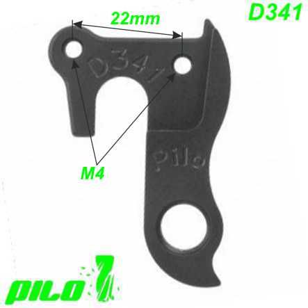 Ausfallende Schaltauge CNC Pilo D341 Norco
