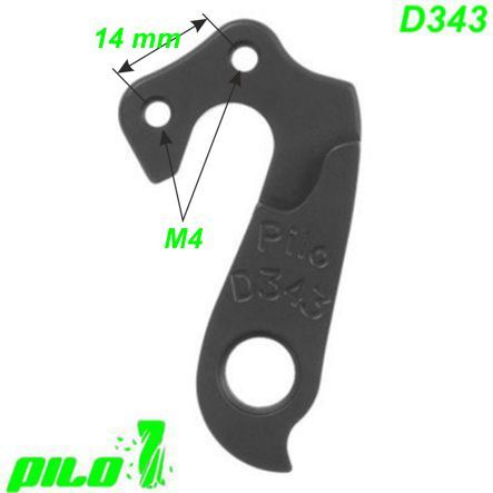 Ausfallende Schaltauge CNC Pilo D343 Bergamont Haibike