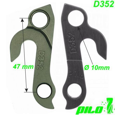 Ausfallende Schaltauge CNC Pilo D352 Commencal GT