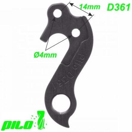 Ausfallende Schaltauge CNC Pilo D361 Cube Kellys Lynskey