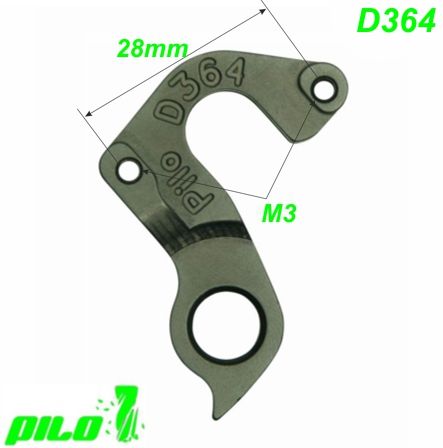 Ausfallende Schaltauge CNC Pilo D364 Cannondale