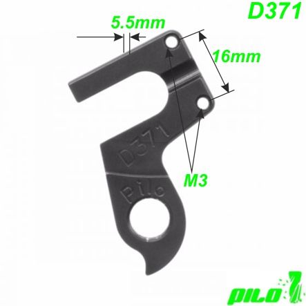 Ausfallende Schaltauge CNC Pilo D371 BMC