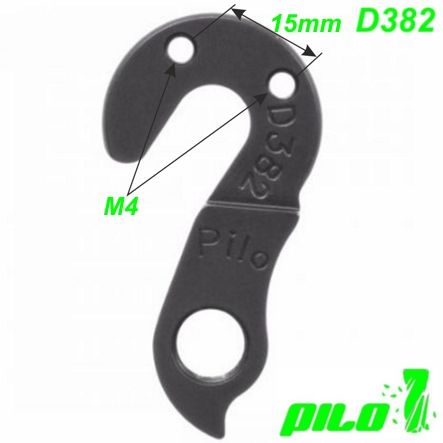 Ausfallende Schaltauge CNC Pilo D382 Canyon Diamondback