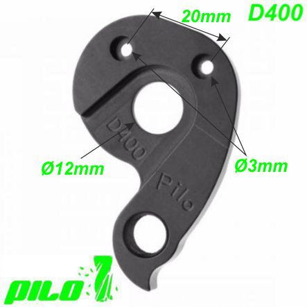 Ausfallende Schaltauge CNC Pilo D400 Merida