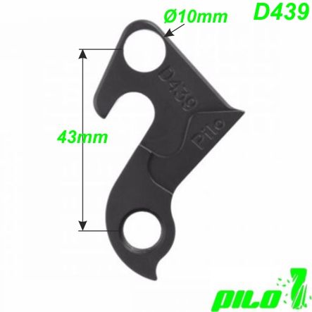 Ausfallende Schaltauge CNC Pilo D439 BMC