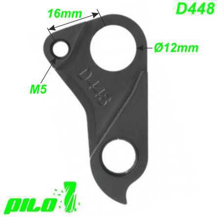 Ausfallende Schaltauge GH-182 CNC Pilo D448 Scott