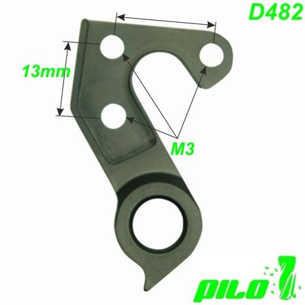 Ausfallende Schaltauge CNC Pilo D482 Canyon