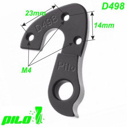 Ausfallende Schaltauge CNC Pilo D498 Focus