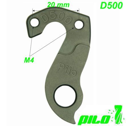 Ausfallende Schaltauge Pilo D500 Haibike