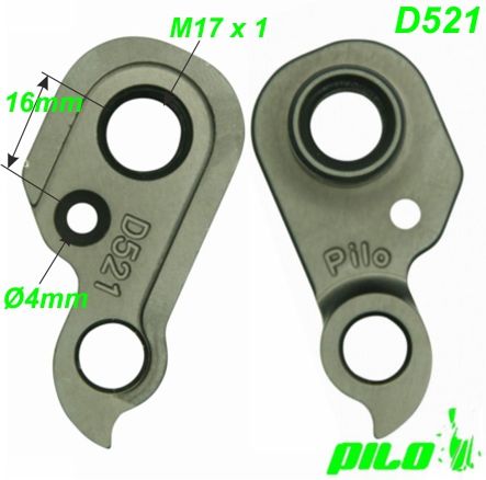 Ausfallende Schaltauge CNC Pilo D521 Bergamont