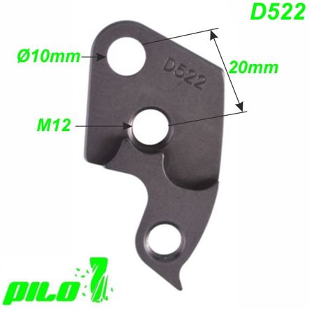 Ausfallende Schaltauge CNC Pilo D522 Cannondale