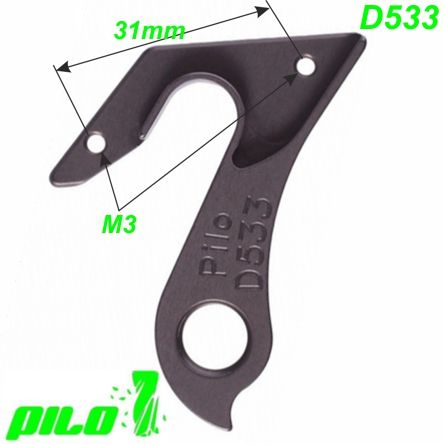 Ausfallende Schaltauge CNC Pilo D533 Cannondale