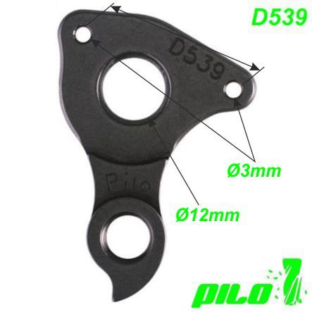 Ausfallende Schaltauge CNC Pilo D539 Merida