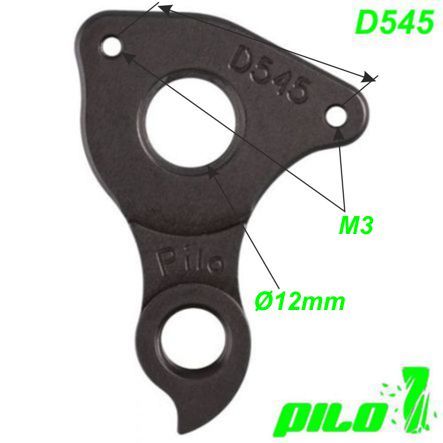 Ausfallende Schaltauge CNC Pilo D545 Merida