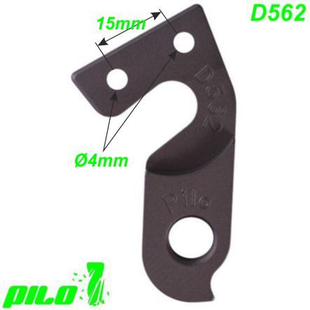 Ausfallende Schaltauge CNC Pilo D562 MBK