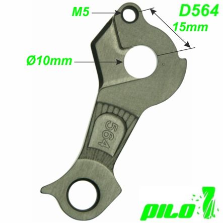 Ausfallende Schaltauge CNC Pilo D564 Canyon