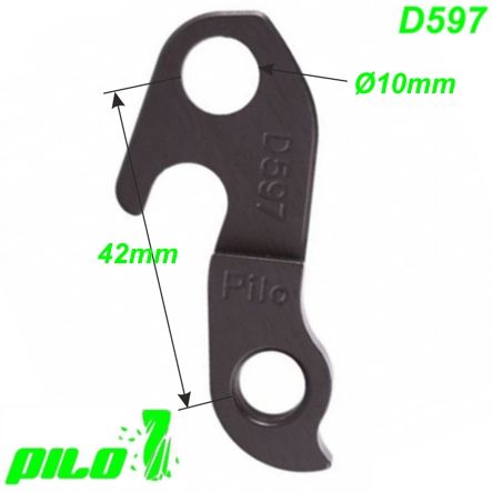 Ausfallende Schaltauge CNC Pilo D597 Bianchi Canyon