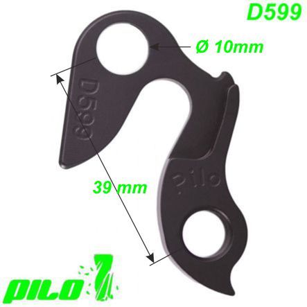 Ausfallende Schaltauge Pilo D599 Haibike Vitus