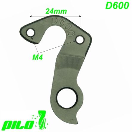 Ausfallende Schaltauge CNC Pilo D600 Cannondale