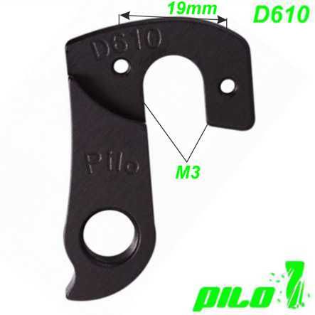 Ausfallende Schaltauge CNC Pilo D610 Ellsworth Norco