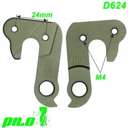 Ausfallende Schaltauge CNC Pilo D624 Norco California