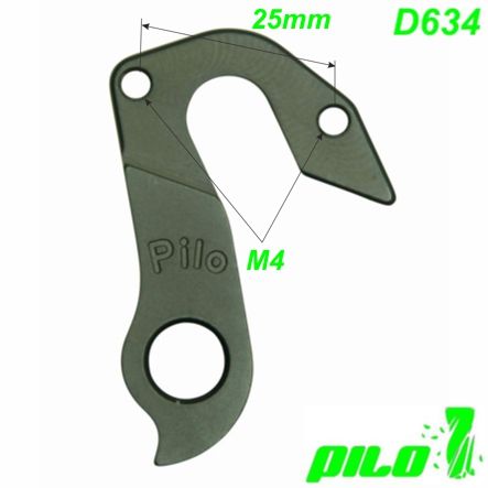 Ausfallende Schaltauge CNC Pilo D634 GH-306 schwarz Haibike