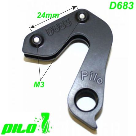 Ausfallende Schaltauge CNC Pilo D683 Felt