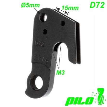 Ausfallende Schaltauge CNC Pilo D72  Cannondele