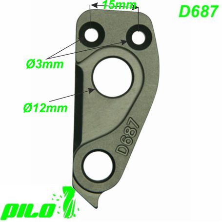 Ausfallende Schaltauge CNC Pilo D687 Giant