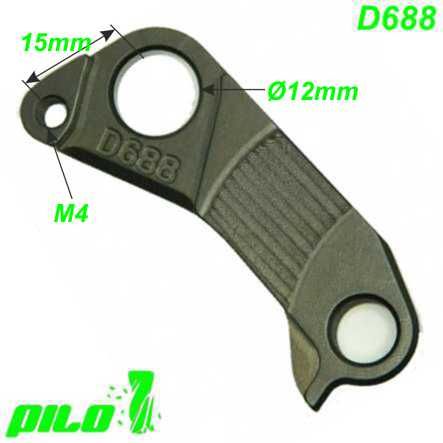 Ausfallende Schaltauge CNC Pilo D688 Scott