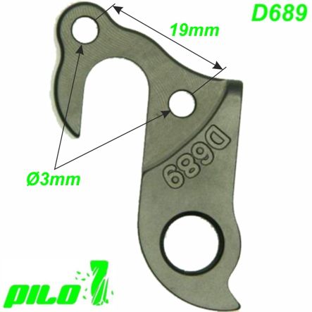 Ausfallende Schaltauge CNC Pilo D689 Canyon