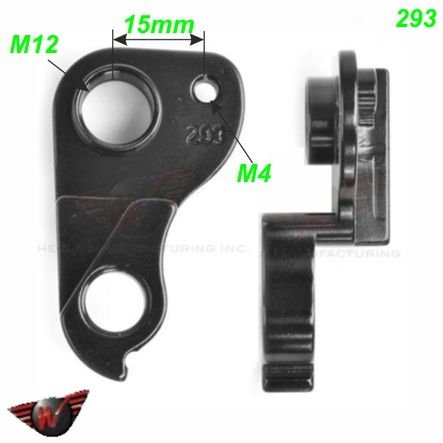 Ausfallende Schaltauge CNC Wheels 293 Cannondale M12 x 1mm