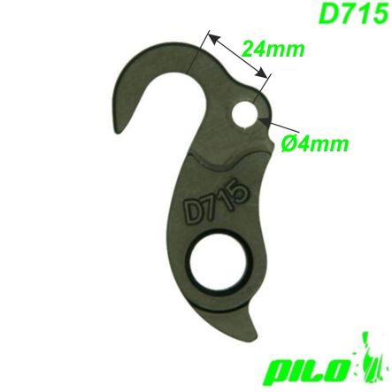 Ausfallende Schaltauge CNC Pilo D715 Wilier