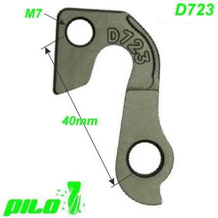 Ausfallende Schaltauge CNC Pilo D723 GT Bicycles